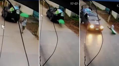 โผล่อีกกระบะใจดำ! ถอยชนคนแก่ล้มหน้าคะมำ เหยียบมิดคันเร่งก่อนขับหนี (คลิป)