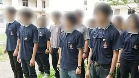 สุดท้ายต้องมอบตัว รุ่นพี่รับน้องรุนแรงถึงม้ามแตก