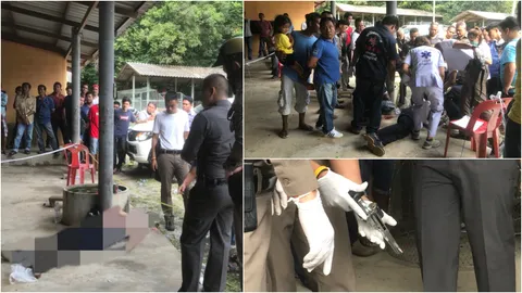 2เซียนไก่ชนเคลียร์ปัญหาไม่ลงตัว ชักปืนยิงดับ ก่อนบึ่ง จยย.หนี