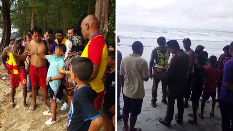 หนุ่มนอร์เวย์ฮีโร่ ช่วย 2 เด็กชาย รอดถูกคลื่นซัด อีก 1 จมหาย