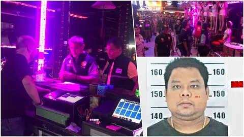 บุกค้นบาร์ ไร้เงาเสี่ยอ้วน เจอแต่สาวเต้นโชว์ เด็กนั่งดริ้งค์