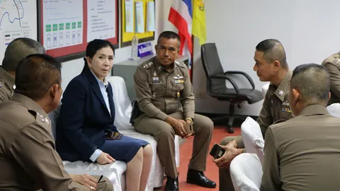 ปวีณา พบ ตร.หนองบัวลำภู สอบถามคดีน้องน้ำหวาน ตายปริศนาคาใจญาติ