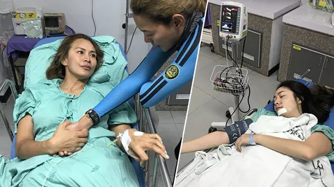 เชิงกรานหัก! เอ-อัญชลี ล้ม อุบัติเหตุ ‘จักรยาน’ เกี่ยวกัน-ปั่นลงใต้ (คลิป)