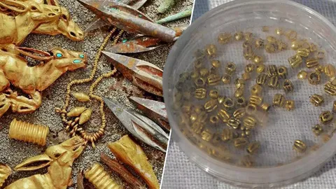 ทรัพย์สมบัติอายุ 2,800 ปีพบในคาซัคสถาน