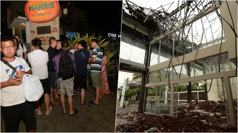 นักท่องเที่ยวผวา! แผ่นดินไหวเขย่าเกาะบาหลีอีกแล้ว หน 3 ในเดือนเดียว