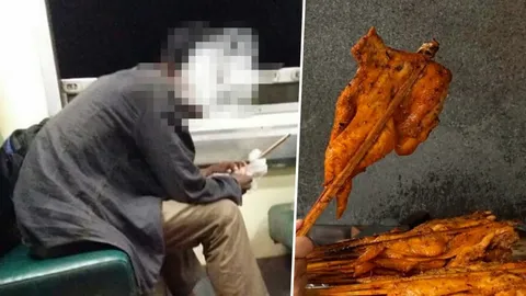 เรื่องเล่าบนรถไฟ... แม่ค้าใจดีแบ่งเหนียวไก่ให้คนแปลกหน้า ทั้งตัวมี 20 บาท