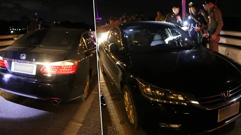 สลด! สาวใหญ่จอดรถกลางสะพาน ดิ่งบางปะกงฆ่าตัวตาย เครียดปมครอบครัว