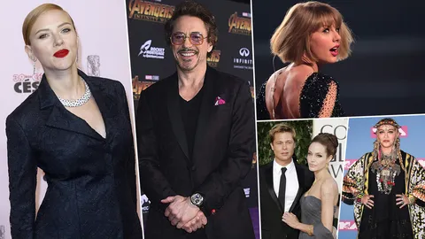 ดาราชายฮอลลีวูดที่ได้ค่าตัวสูงสุดระหว่าง มิ.ย.2017-2018