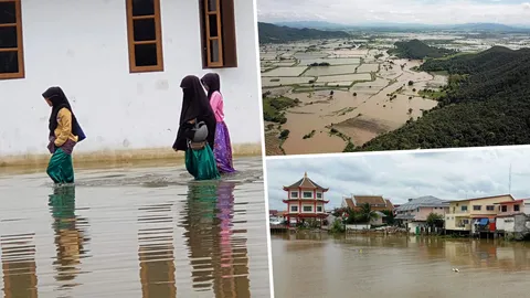 ‘เพชรบุรี’ ยังอ่วม บ้านแหลม-น้ำขัง เตือนเหนือ-อีสาน-ใต้ฝนหนัก