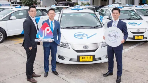 เจพี ประกันภัย ผนึก 5 พันธมิตร รุกตลาดประกันรถยนต์ไฟฟ้าBYD รับเทรน 4.0