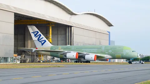 แอร์บัส A380 ลำแรกของสายการบิน ANA ออกจากโรงประกอบที่ฝรั่งเศสแล้ว