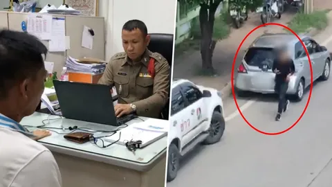 หัวร้อน! ออกหมายเรียกชายเสื้อดำ ทำร้ายนักข่าว ถ่ายคลิปกลับรถผิดกฎหมาย