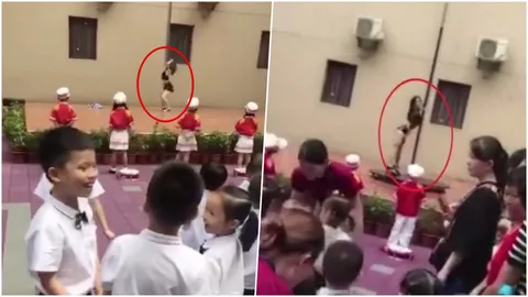 ผอ.โดนเด้ง! จัดโชว์เต้นรูดเสายั่วยวน ต้อนรับเด็กอนุบาลวันเปิดเทอม (คลิป)