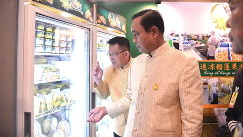 นายกฯ ชมผู้ประกอบการ ผุดไอเดีย ไอศกรีมทุเรียนหมอนทอง เพิ่มมูลค่า 