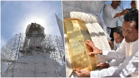 ติด‘กลีบบัวทอง’ ปลียอดพระบรมธาตุเมืองคอน ดันเป็นมรดกโลก  