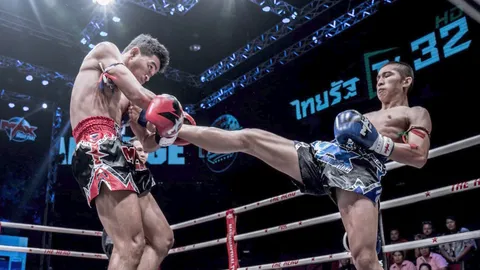 'เหนือพยัคฆ์' หมัดคม! ทุบ 'วินนี่' ร่วงยก 4 มวยเดอะ ฮีโรฯ