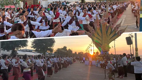 ชาวศรีเชียงใหม่นับพันรำบวงสรวง บูชา “องค์พญานาคราช”