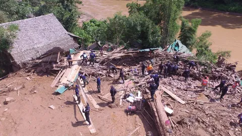 ยุติค้นหาศพดินถล่มบ้านแม่ละอูน ปภ.ถอนกำลัง เหลือแค่ค้นหาในน้ำเมย
