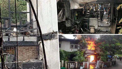 ย่างสดนักศึกษาสาวปี 2 กรีดร้องโหยหวนกลางกองเพลิง (คลิป)