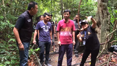 ตำรวจพาหนุ่มจีนชี้จุดเที่ยวน้ำตกโตนงาช้าง พบพิรุธขัดกับพยานหลายอย่าง