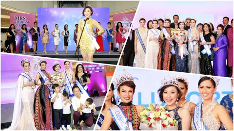 'น้องอ๋อ' คุณแม่ลูกสาม คว้ารางวัล Mrs.Thailand ที่หัวหิน 