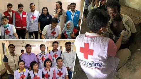 สภากาชาดไทย ส่งแพทย์พยาบาล ออกหน่วยตรวจรักษา ชาวโรฮีนจา ครั้งแรกที่บังกลาเทศ