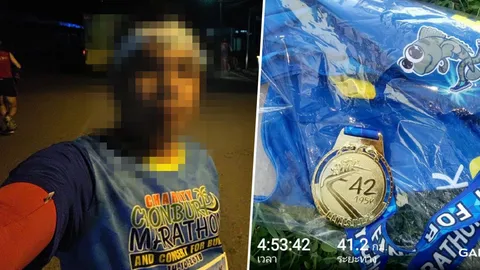 จ่าดราม่า เตือนนักวิ่งงานดังชลบุรี ใครฉี่เป็นเลือดควรพบหมอ คาดดื่มน้ำน้อย