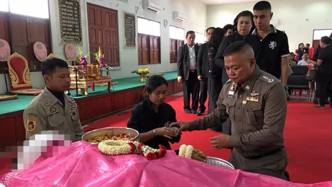 งานศพ ดร.นักดับเพลิง แสนโศกเศร้า เผย เคยร่วมภารกิจช่วยชีวิต 13 หมูป่า