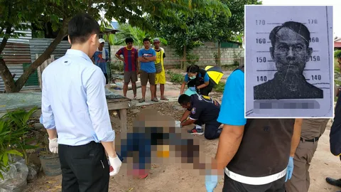 เฒ่าปืนโหดยิงหนุ่มเข้าเบ้าตาตาย ขอมอบตัว ตร.หลังโดนออกหมายจับ