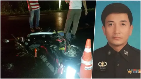 ตร.เชียงใหม่เร่งล่า กระบะตีนผีซิ่งขยี้นายดาบตายขณะปฎิบัติหน้าที่