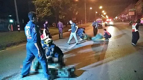 เถียงกลางถนน รถชน-ตายคาที่ สลดสาวโอเกะทะเลาะแฟน! ชะตาขาดทั้งคู่