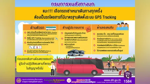 ขนส่งแนะข้อปฏิบัติเช่าเหมารถโดยสารเดินทางทำบุญ ‘ทอดกฐิน’ ปลอดภัย!