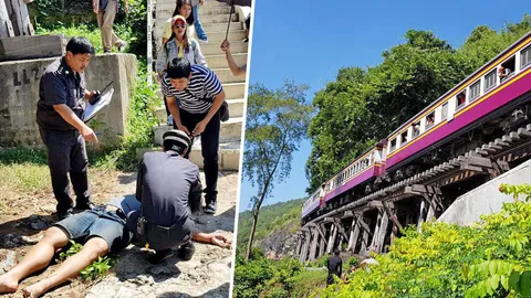 หนุ่มองค์การเภสัชฯ ซวย ตกรถไฟสายมรณะสาหัส