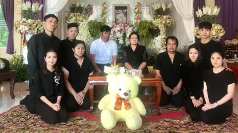 พ่อแม่เพื่อนสนิทน้องจุ๋ม เป่าเค้กเบิรธ์เดย์หน้าโลงศพ อายุครบ 33 ปี 