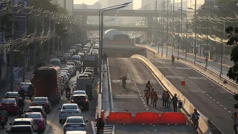 เตรียมปิดเกาะกลางรัชดาภิเษก 32 จัดจราจรสัมพันธ์อุโมงค์รัชโยธิน