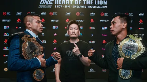 ศุกร์นี้มีเฮ! ‘บิเบียโน-เบลิงกอน’ พร้อมดวลในศึก ONE: HEART OF THE LION