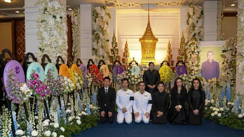 พระองค์หริภา เสด็จในพิธีสวดพระอภิธรรมศพ “นายวิชัย ศรีวัฒนประภา”