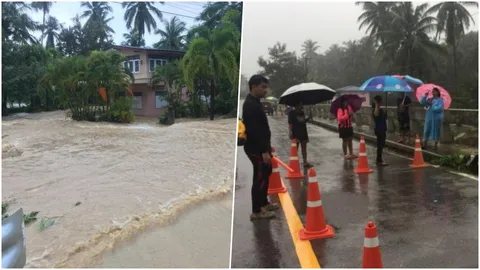น้ำท่วม 'ชุมพร-ประจวบ' แนวโน้มลดลง สังเวยไป 3 ศพ