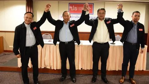 พรรคประชานิยม เปิดตัวชูแก้ทุกปัญหา พร้อมหนุน "บิ๊กตู่" นั่งนายกฯต่อ