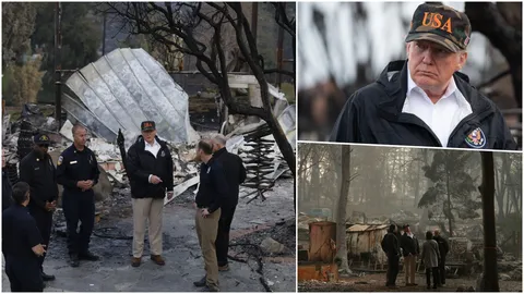 ช็อก ไฟไหม้ป่าสหรัฐฯ สูญหายทะลุพัน ทรัมป์เศร้า ลงพท.ตรวจความเสียหาย 