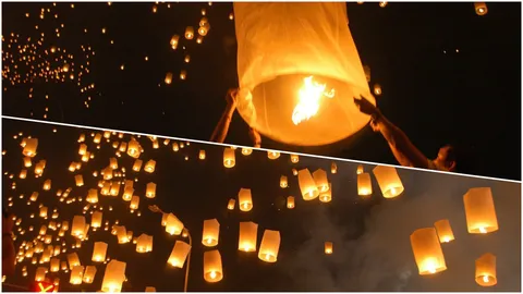 ขอความร่วมมืองดปล่อยโคมช่วงลอยกระทง หวั่นอันตรายต่อการบิน