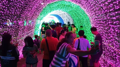 กาฬสินธุ์พร้อมจัดงานลอยกระทง ทำอุโมงค์ไฟ 44 เมตรรับนักท่องเที่ยว