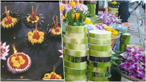 ลอยกระทงปีนี้ แม่ค้าบ่นอุบ เงียบมาก เศรษฐกิจแย่ กลัวกระทงขายไม่ออก