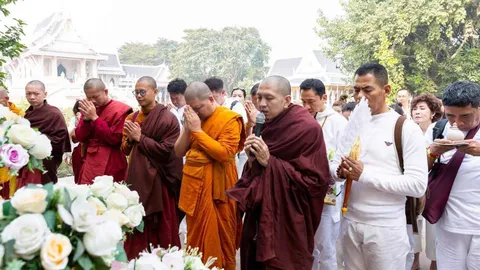 ครูบาอริยชาติ เกจิล้านนา นำศิษย์แสวงบุญ สังเวชนียสถาน 4 ตำบล 