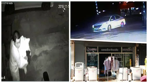 โจรปราจีนฯแสบ ขโมยเสื้อผ้าร้านซักอบรีด ขับรถตระเวนลักตอนดึกๆ