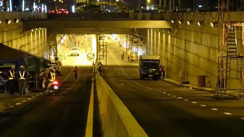 เลื่อนเปิดอุโมงค์กรุงเทพกรีฑา จาก 5 ธ.ค.เป็น 7 ธ.ค.