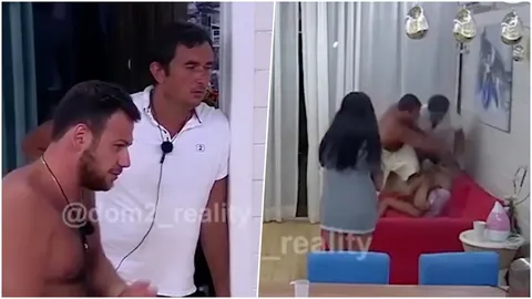 นาทีหึงโหด ดาราเรียลลิตี้TV รัสเซีย ปรี่ทุบตีแฟนสาว เผลอรับกอดชายอื่น (คลิป)