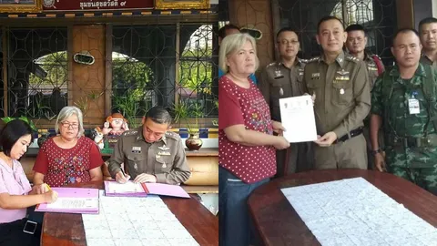 ผกก.บางคอแหลม เซ็น MOU โครงการประชาคมชุมชนต้านยาเสพติด