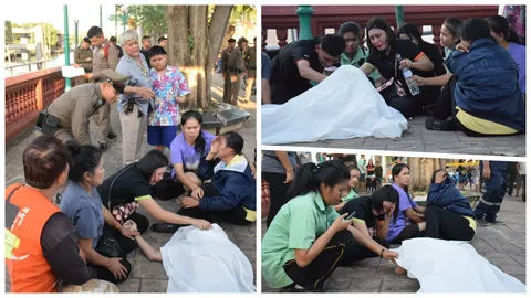 เด็ก ม.2 ว่ายไม่แข็งโดดคลองเล่นแล้วจมน้ำดับ ที่ท่าเรือวัดอินทาราม