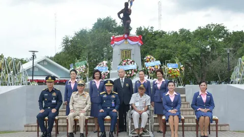 8ธ.ค. ท.อ.รำลึกวีรกรรม"กองบิน5" สู้ญี่ปุ่นยกพลขึ้นบก อ่าวมะนาว